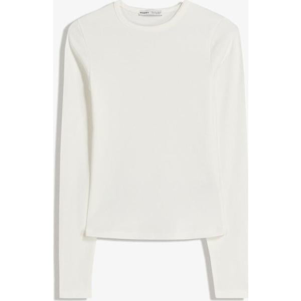 camiseta Bershka blanco