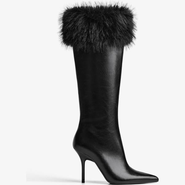 botas Bershka negro