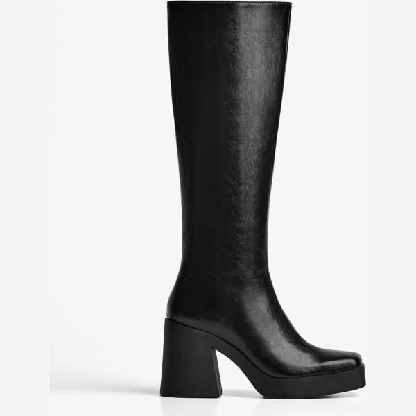 botas Bershka negro