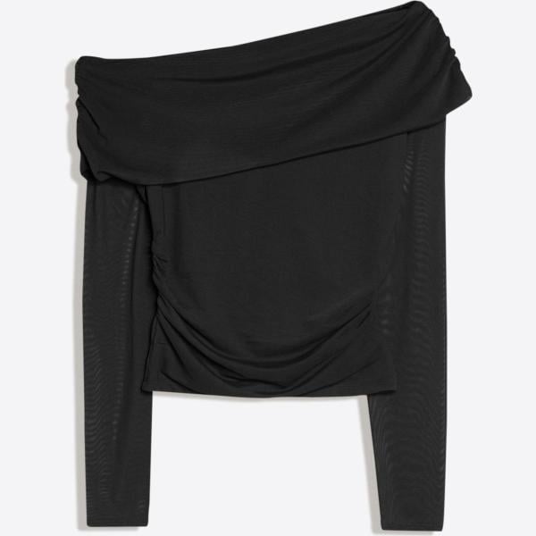 camiseta Bershka blanco