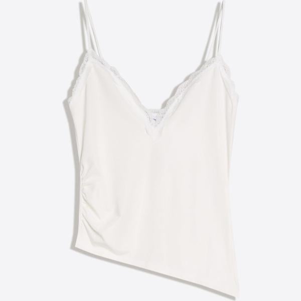 top Bershka blanco