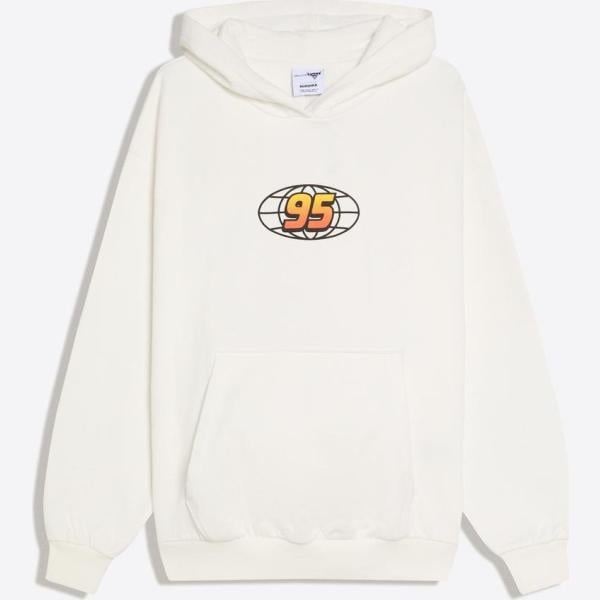 sudaderas con capucha Bershka blanco con diseños