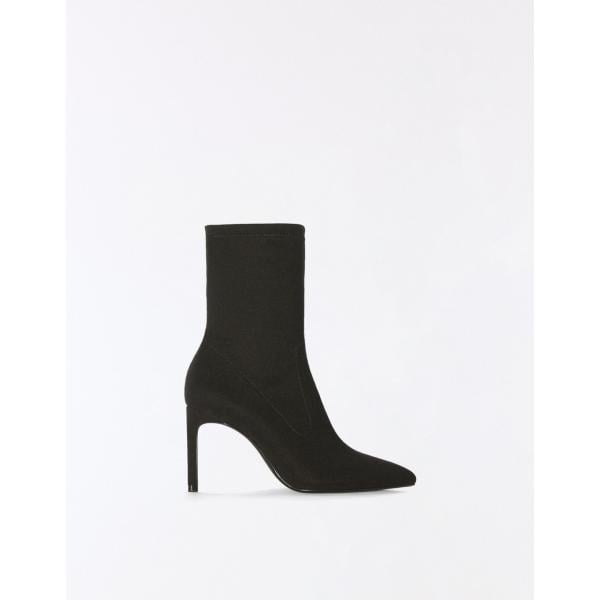 Botines mujer snow white de tacón poliéster Bershka