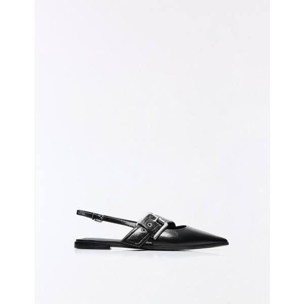 Bailarinas mujer snow white con hebilla poliéster Bershka