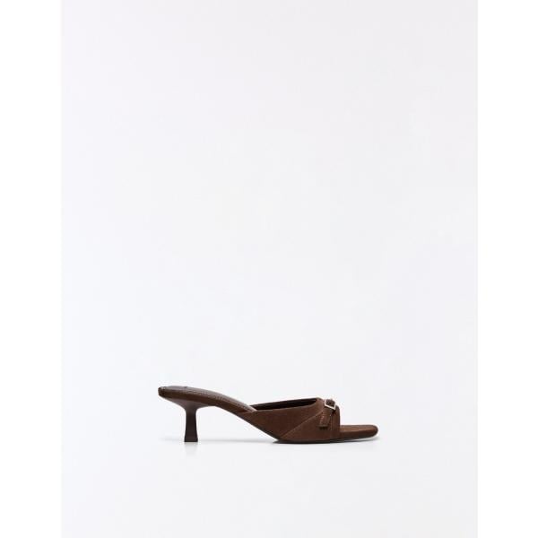pantuflas Bershka blanco