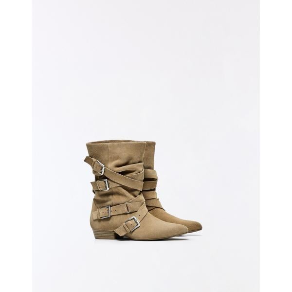botas Bershka blanco