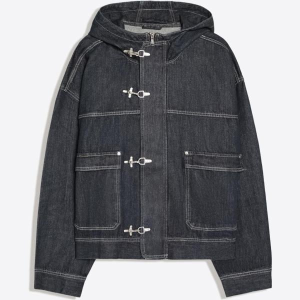 chaquetas Bershka gris