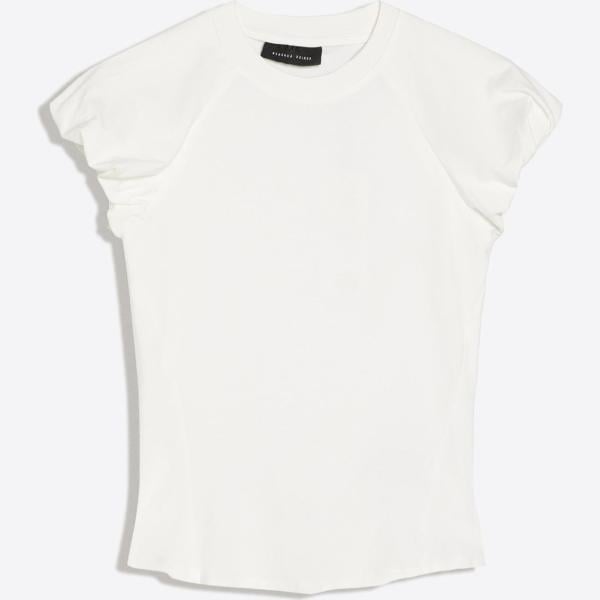 camiseta Bershka blanco