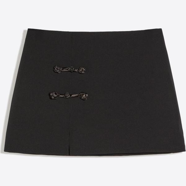 Falda mujer mini snow white poliéster Bershka