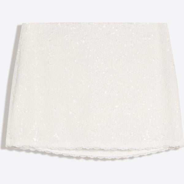 faldas Bershka blanco