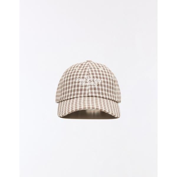 Sombrero mujer snow white de cuadros poliéster Bershka