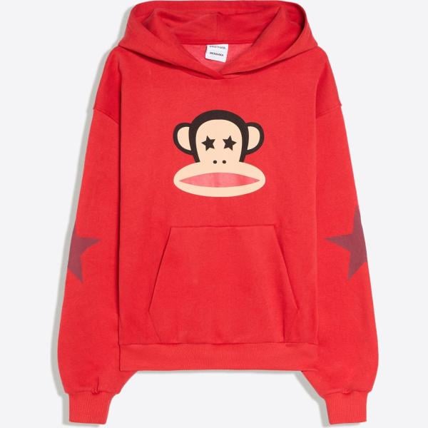 sudaderas con capucha Bershka rojo con diseños