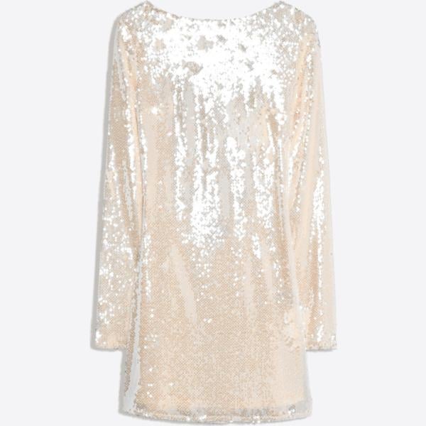 vestidos cortos Bershka blanco