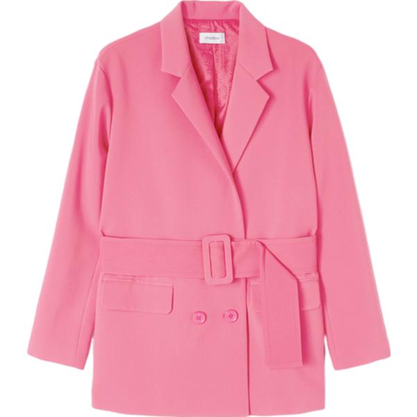blazer Motivi rosa tinta unita