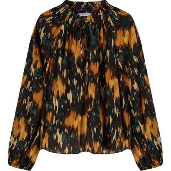 bluse Motivi nero con stampe