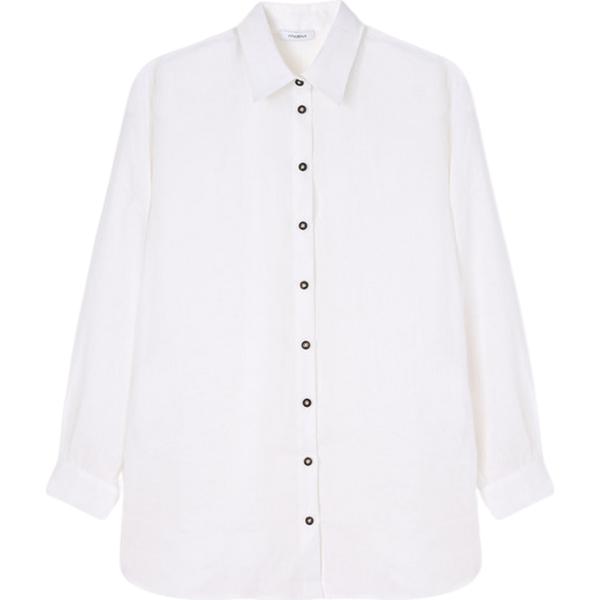 camicie Motivi bianco tinta unita