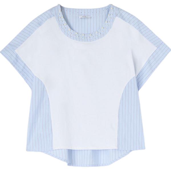 t-shirt Motivi bianco a righe