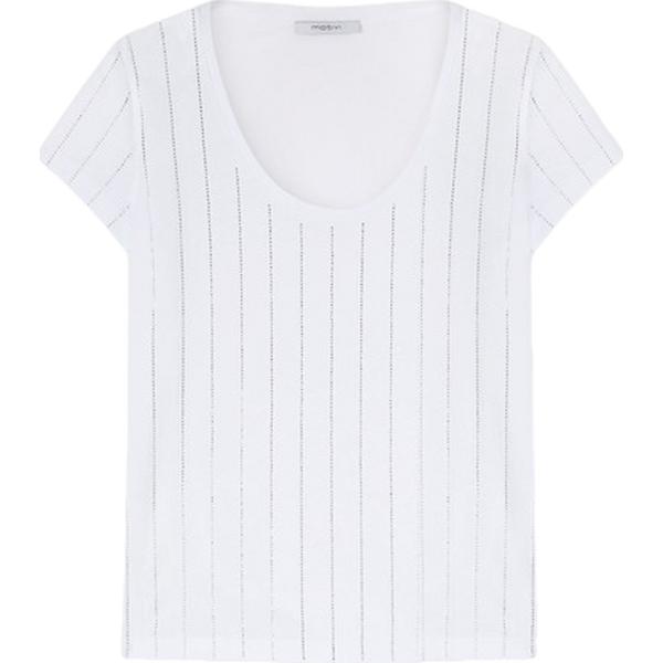 t-shirt Motivi bianco a righe