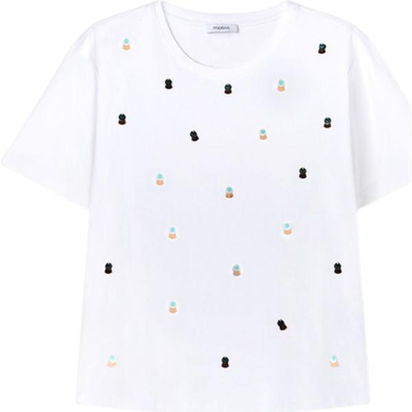 t-shirt Motivi bianco