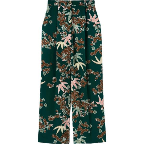 pantaloni a palazzo Motivi verde