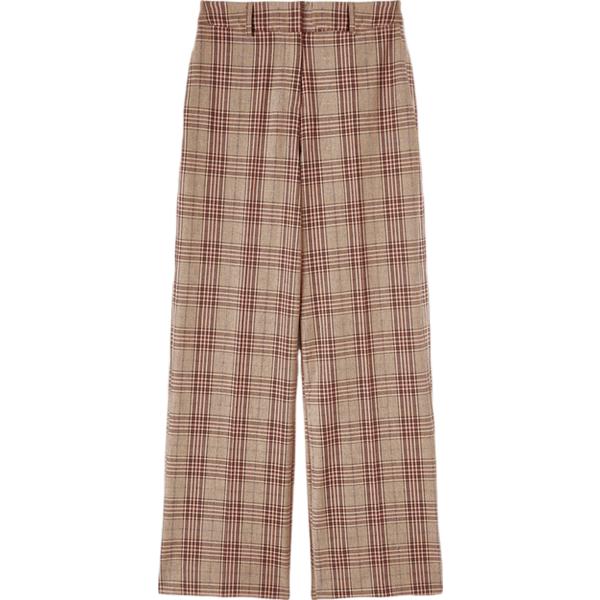 pantaloni Motivi marrone a quadri