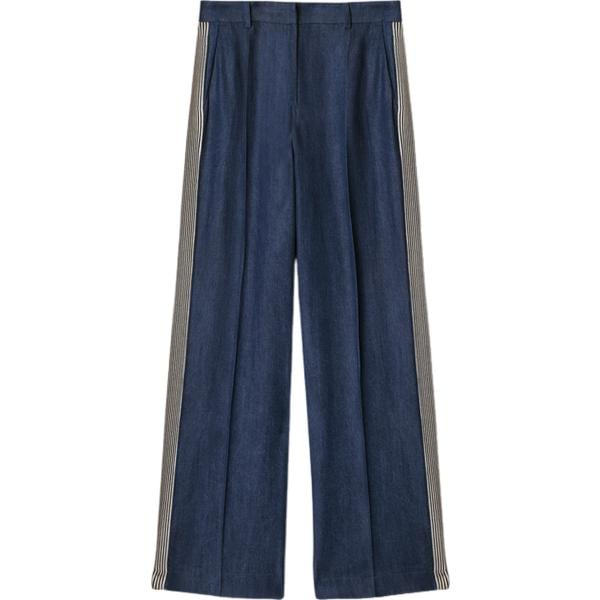 pantaloni Motivi blu a righe