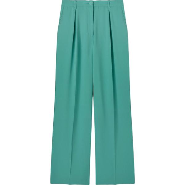 pantaloni a palazzo Motivi verde