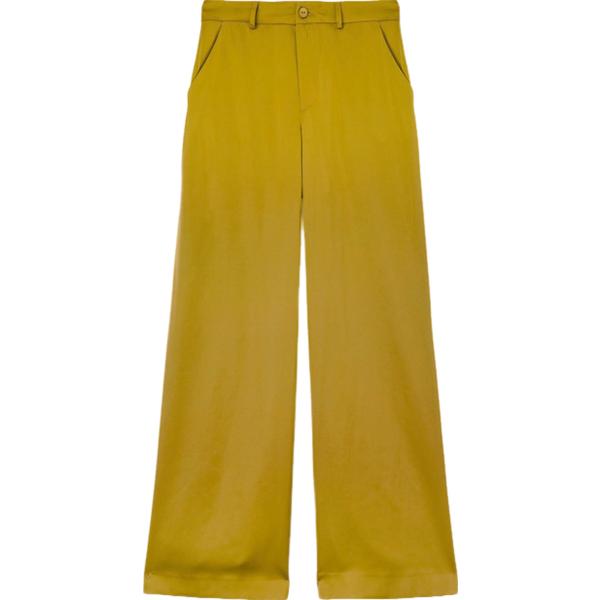 pantaloni a palazzo Motivi marrone tinta unita