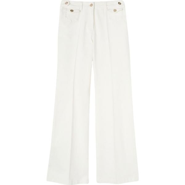 pantaloni Motivi bianco
