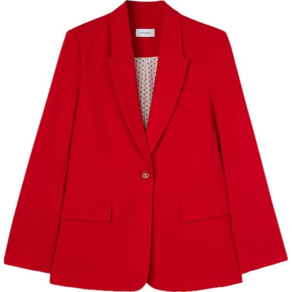 blazer Motivi rosso a pois