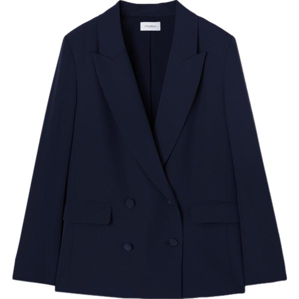 blazer Motivi blu tinta unita