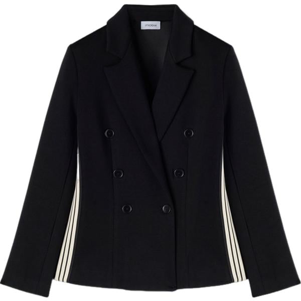 blazer Motivi nero a righe
