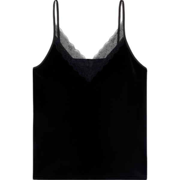 top Oltre nero tinta unita
