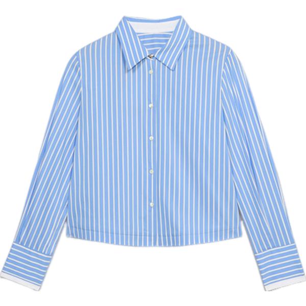camicie Oltre blu a righe