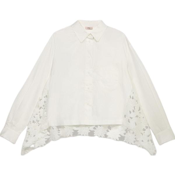 camicie Oltre bianco a fiori