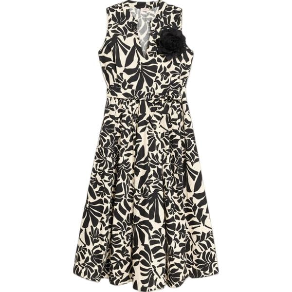 vestiti midi/longuette Oltre multicolore a fiori