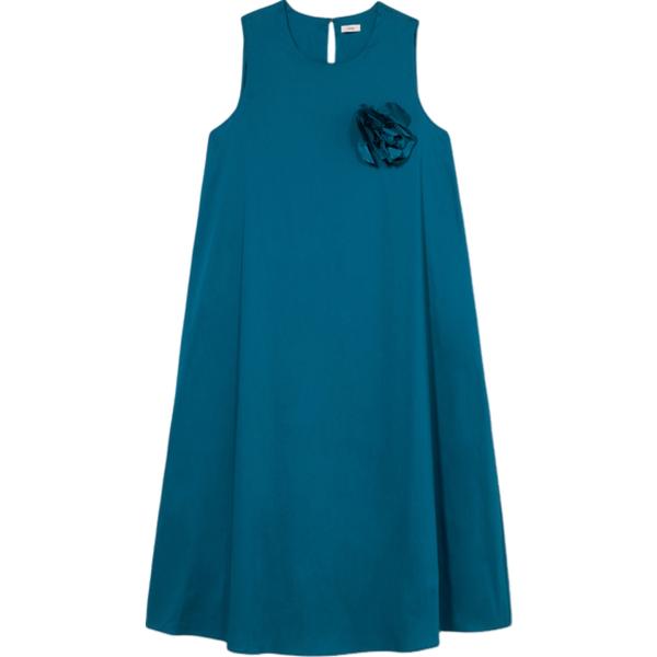 vestiti midi/longuette Oltre blu a fiori