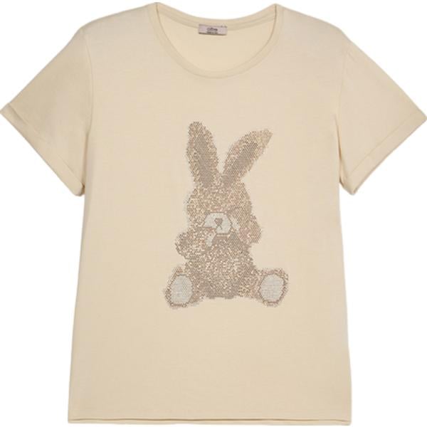 t-shirt Oltre marrone