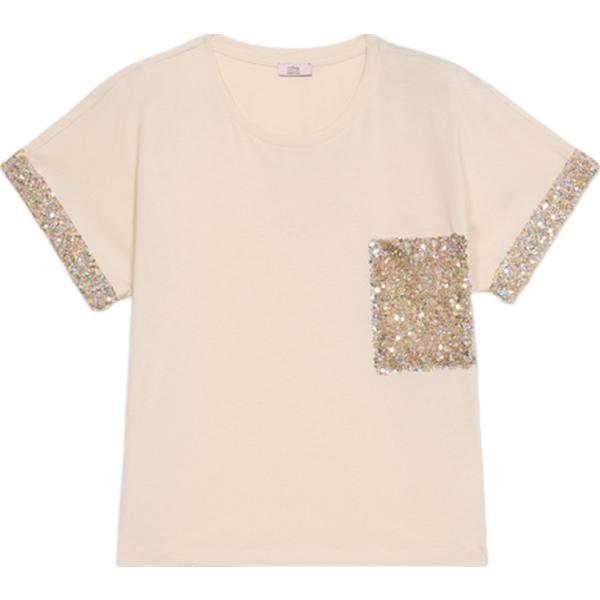 t-shirt Oltre bianco