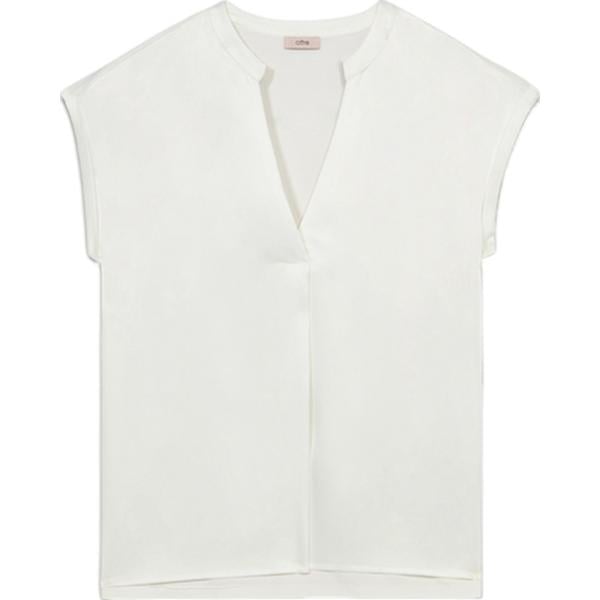 t-shirt Oltre bianco tinta unita
