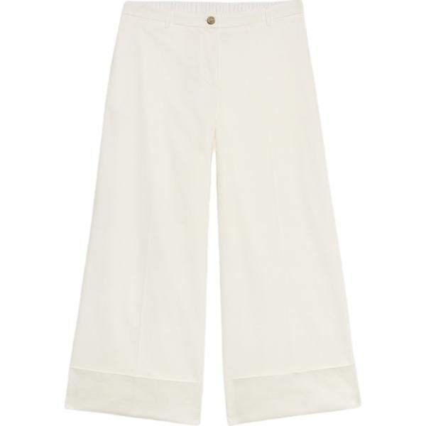 pantaloni a palazzo Oltre bianco