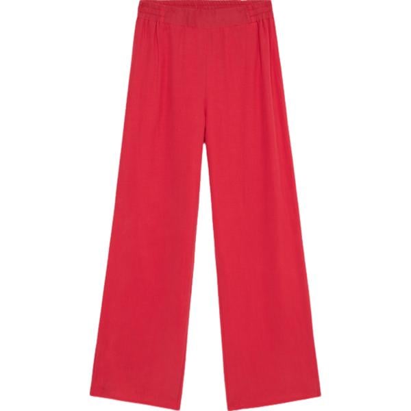 pantaloni a palazzo Oltre rosso