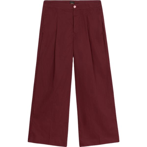 pantaloni a palazzo Oltre rosso