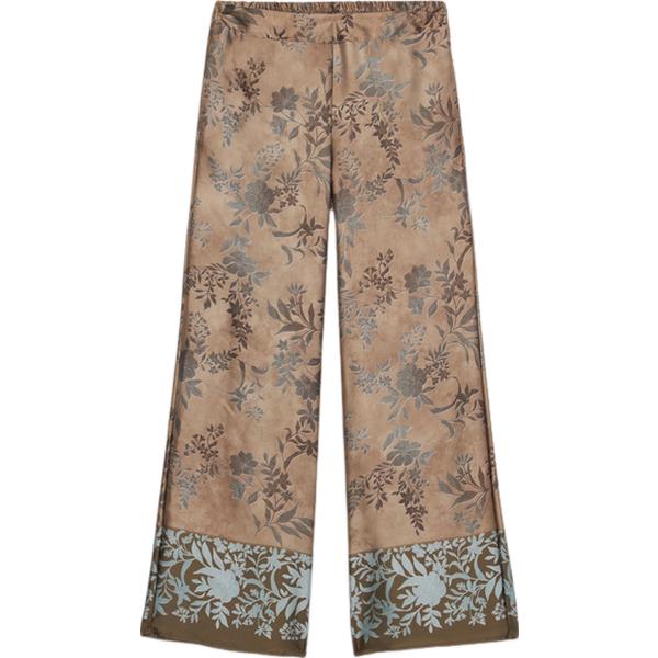 pantaloni a palazzo Oltre marrone