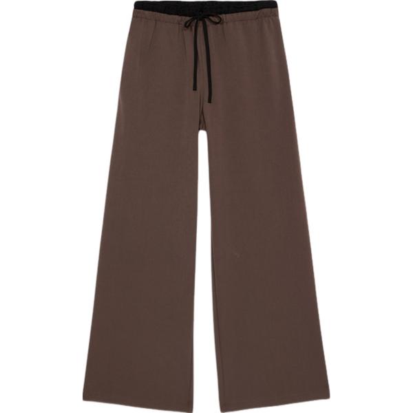 pantaloni a palazzo Oltre marrone