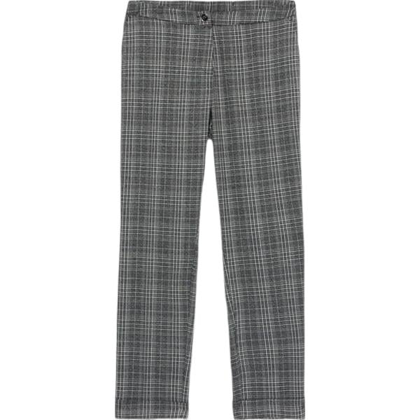 pantaloni Oltre grigio a quadri