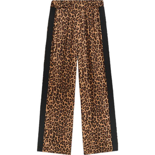 pantaloni Oltre marrone animalier
