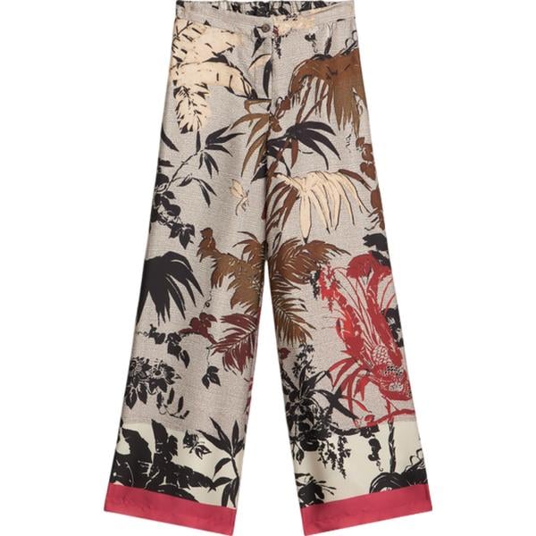pantaloni a palazzo Oltre multicolore a fiori