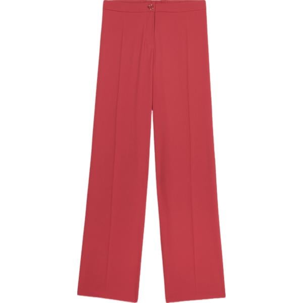 pantaloni a palazzo Oltre rosso