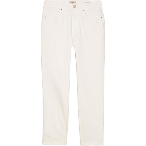 pantaloni skinny Oltre bianco tinta unita